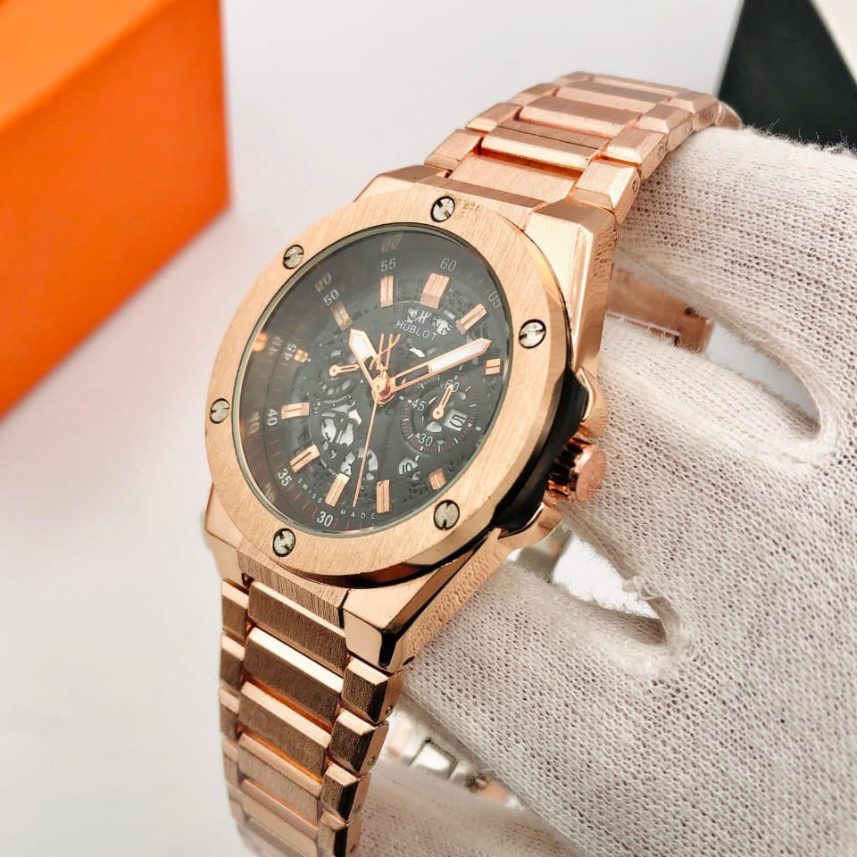 HUBLOT STAINLESS STEEL MEN'S WATCH