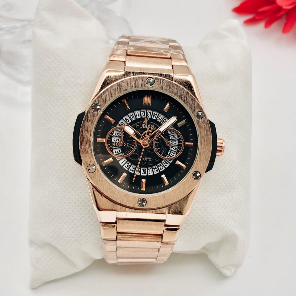 HUBLOT STAINLESS STEEL MEN'S WATCH