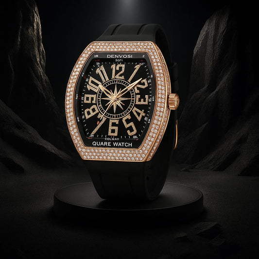 Iced Frank Muller Mens Luxury Watches Ceramic Bezel Luminous