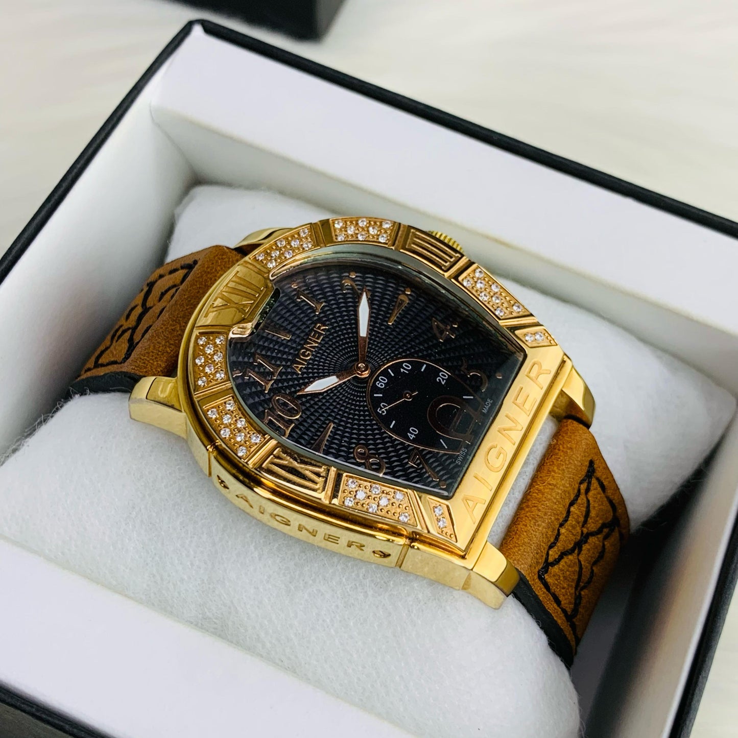 AIGNER MEN'S WATCH — JAPAN MACHINE