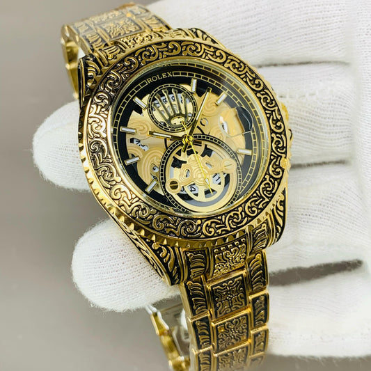 ROLEX ENGRAVING MODEL CHAIN WATCH