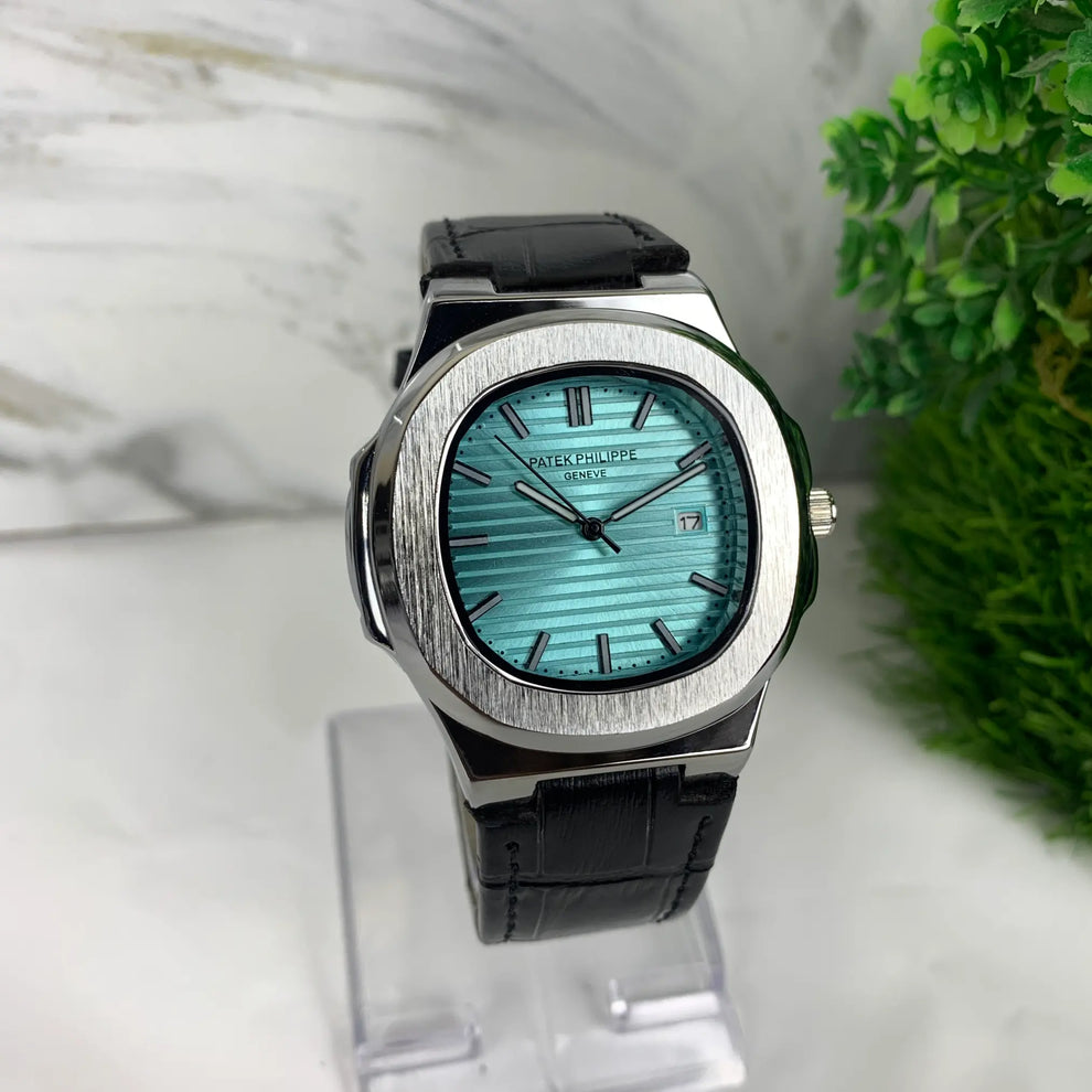 PATEX PHILLIP MEN'S WATCH LEATHER STRAP WITH MASTER LOCK