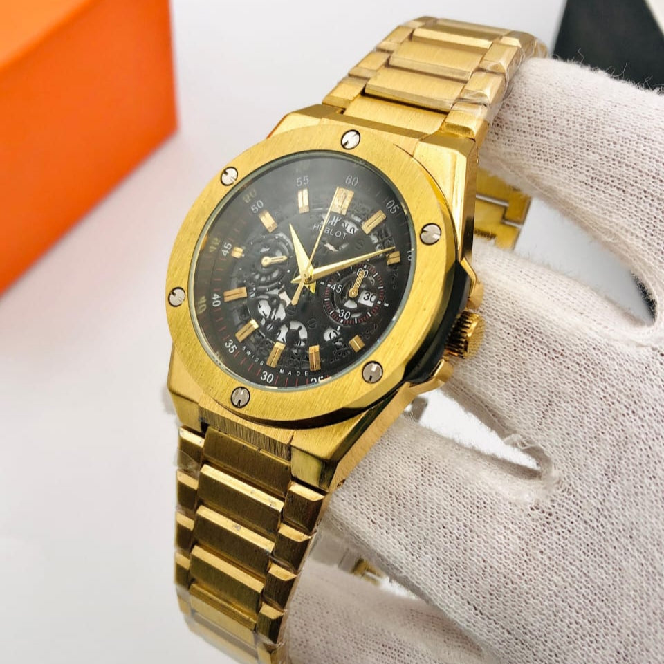 HUBLOT STAINLESS STEEL MEN'S WATCH