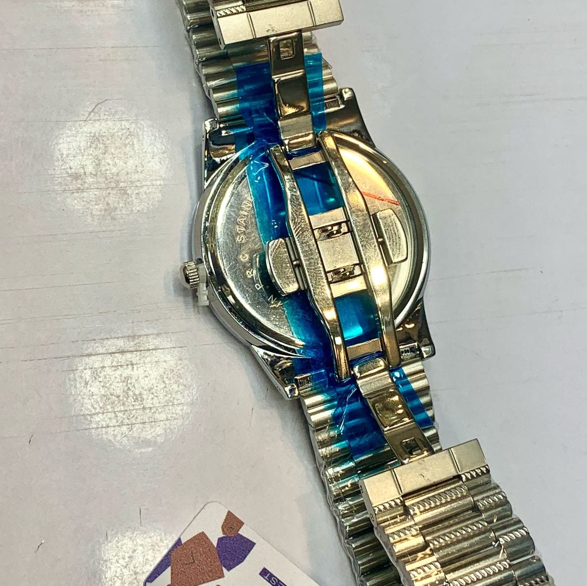 BESTWIN ORIGINAL WATCH
STAINLESS STEEL CHAIN DATE WORKING